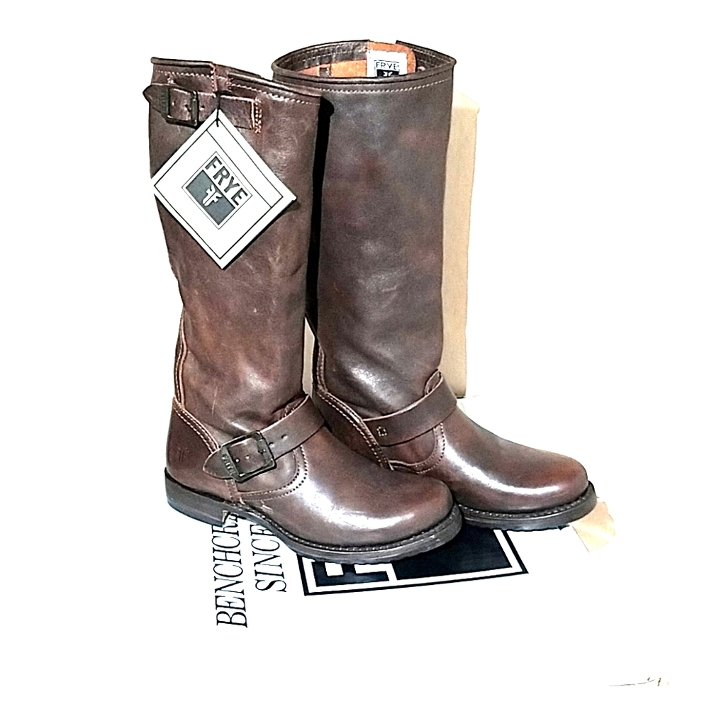 Frye Veronica slouch brown boot 6.5